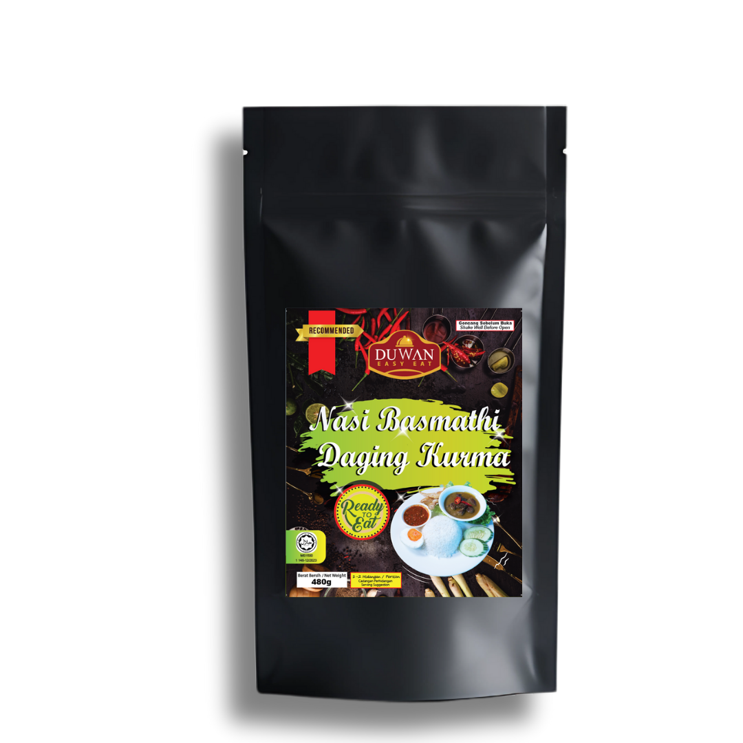 SET NASI BATHMATI DAGING KURMA